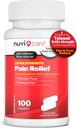 Acetaminophen 500mg Extra Strength Pain Relief - Jämför med Tylenul Extra Strength Pain Reliever & Fever Reducer - 500mg Tabletter för vuxna för huvudvärk (100 Caplets)