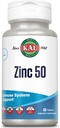KAL Zinc 50mg Hydroxy Acid Complex, Healthy Metabolism and Immune Support Supplement with Zinc Orotate, Zinc Citrate, Enhanced Absorption w/ActiSorb, Vegan, Gluten Free, Non-GMO, 60 Serv, 60 Tablets