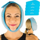 Vive Face Ice Pack Wrap för TMJ Pain Relief och Headaches - Face Ice Pack för Jaw Surgery Recovery, Oral Surgery & Wisdom Teeth-utvinningar - Värmepad för huvud & Chin - Hot & Cold Therapy