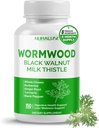 Wormwood Whole Cloves Milk Thistle med andra örter - Stöd Digestive Health, Liver Wellness - Gjord och testad i USA