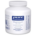Rena inkapslingar Magnesium (Glycinate) - Tillägg för att stödja stressavlastning, sömn, hjärthälsa, nerver, muskler och metabolism * - med Magnesium Glycinate - 180 kapslar