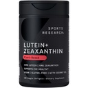 Sports Research® Lutein och Zeaxanthin Capsules - Eye Health Support Supplement Made with Lute-Gen® and Organic Coconut Oil - Vegan Friendly & Non-GMO Verified - 120 Veggie Softgels
