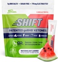 Real Ketones BHB Exogena Ketones Drink Mix Packets Keto Electrolytes Powder Packets No Sugar med 4 Huvud Fasting Electrolytes Plus Hydrating Patented Keto BHB - 30 Count Watermelon