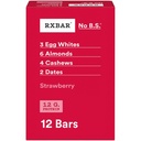 RXBAR Protein Bars, 12g Protein, Gluten Free Snacks, Strawberry, 22oz Box (12 barer)