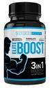 Maximal Slim Elite Boost 3 i 1 Formel främjar naturligtvis testosteron Libido, energi, muskelmassa och uthållighet, kraftfulla ingredienser Veggie kapslar