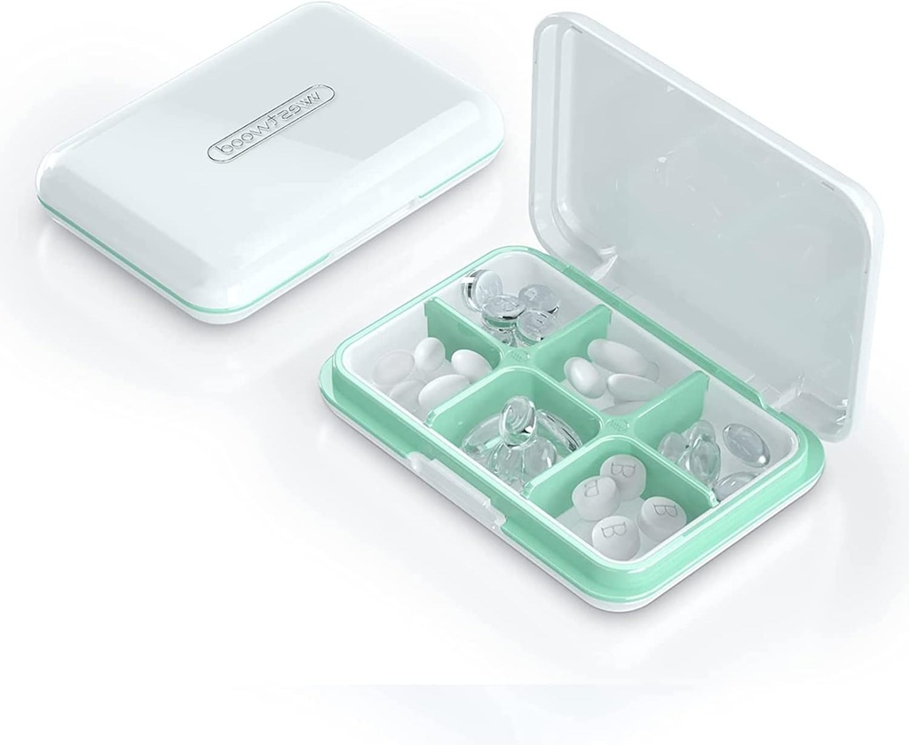 Daily Pill Organizer, Pill Box for Purse - Dtouayz Travel Pill Case, Vitamin Supplement och Medication Dispenser Waterproof 6 Compartment Medicine Holder, Weekly Large Pill Container