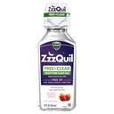 ZzzQuil, Nighttime Sleep Aid Liquid, GRATIS av alkohol och artificiella dyes, 50 mg Diphenhydramine HCl, No.1 Sleep Aid Brand, Fall Asleep Fast, Non-Habit Forming, Soothing Berry Flavor, 12 FL OZ