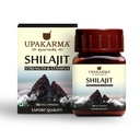 Upakarma Ayurveda 100% Pure Shilajit 90 Capsules for Strength,Stamina, Immune Support,Natural Source of Fulvic Acid & Trace Minerals-1000 MG för 2 kapsel (Daily Dosage), 45 dagars leverans - Pack med 1
