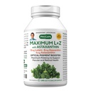 ANDREW LESSMAN Maximal L + Z med Astaxanthin 240 Softgels - 12mg Lutein, 6mg Zeaxanthin, 4mg Astaxanthin. Viktiga näringsämnen för att stödja ögon och hjärnhälsa och främja hälsosam vision.