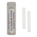 Kaliumjodidstärkelse Oxidizer Test Paper [Vial of 100 Strips] för klor, jod och peroxiddetektering - inte för att testa kroppen