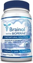 Fungavir Brainol - Targeted Brain Support Supplement - B Vitaminer, Magnesium, Aminosyror, St John's Wort, Phosphatidylserine, Ginkgo Biloba - Veganvänlig - 60 kapslar - 1 månads leverans