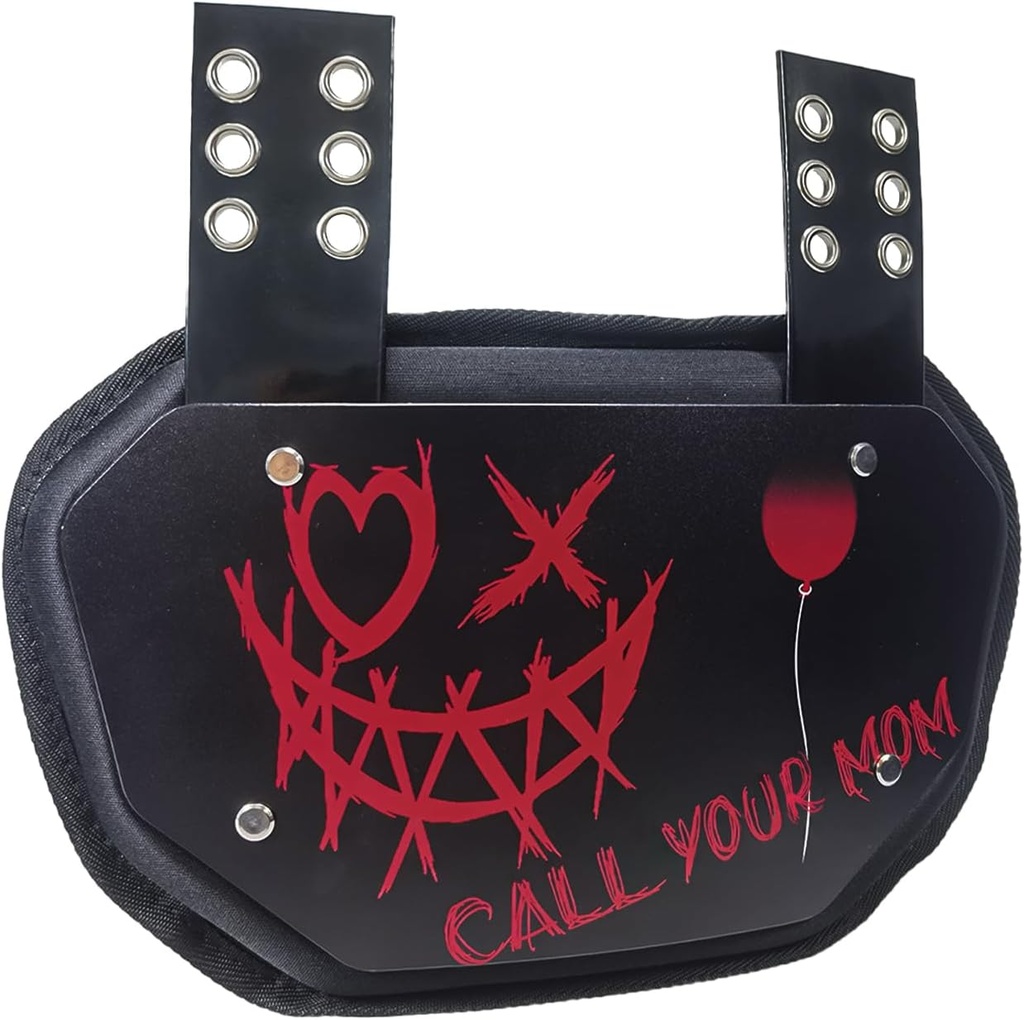 Sport Football Back Plate Football Backplates för Shoulder Pads Football, Rear Protector Lower Back Pads för fotbollsspelare, Lägre ryggar kommer att vara säkra och snygga med denna robusta backplate.