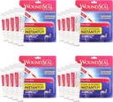 WoundSeal Powder 4 Varje (Pack of 4) - Wound Care First Aid för skär, skrapor och abrasioner - slutar blöda på sekunder utan stygn eller bandage