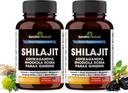 Shilajit Pure Himalayan för Män & Kvinnor | 120 kapslar med Ashwagandha | Hög styrka och energiförsörjning | Bättre absorption än Gummies | För extra kraft och uthållighet | Kombo med Sea Moss