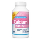 21st Century Vitamins Calcium 500 Plus Extra D Caplets, 400 greve