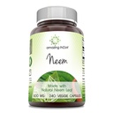 Fantastisk Indien Neem (Made with Natural Neem Leaf) 500 mg Veggie Capsules Supplement | Icke-GMO | Gluten Free | Made in USA | Lämplig för vegetarianer (240)