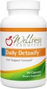 Wellness Resources Daily Detoxify med Silymarin, Dandelion, RA Lipoic Acid, NAC, Chlorella och mer för Liver Support och omfattande avgiftning (90 kapslar)