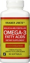 Trader Joes molekylärt destillerade Omega-3 fettsyror kosttillskott
