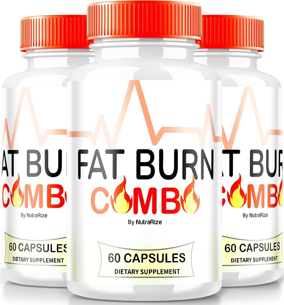 (3 Pack) Fat Burn Combo Capsules, FatBurn Combo Keto Formula, All Natural Weight Loss Supplement för att uppnå hälsosamt utseende kropp, Keto Fitness Pills, Officiella recensioner (180 kapslar)
