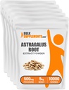 BulkSupplements.com Astragalus Extract Powder - från Astragalus Root, Astragalus Supplement - Vegan & Gluten Free, Astragalus Powder - 500 mg per portion, 1kg (2,2 lbs) (Pack of 5)