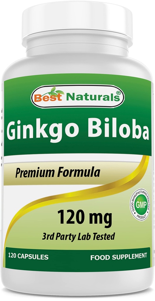Bästa Naturals Ginkgo Biloba 120 mg 120 kapslar