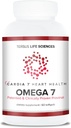 Cardia 7 Hjärt Hälsa Omega 7 - Innehåller Patented Provinal Purified Omega 7 fettsyror - Ingen fisk lukt eller Burp-Back - 60ct Soft Gels