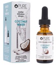 Rena uppfinningar kokosvatten - vattenförstärkare droppar - Electrolyte Hydration - No socker, kalorier eller konstgjorda sötningsmedel - 30 portioner, 1 oz