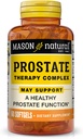 MASON NATURAL Prostate Therapy Complex med Saw Palmetto, Nettle Root & Pumpkin Seed Oil - Stöder en hälsosam prostatafunktion *, 60 Softgels