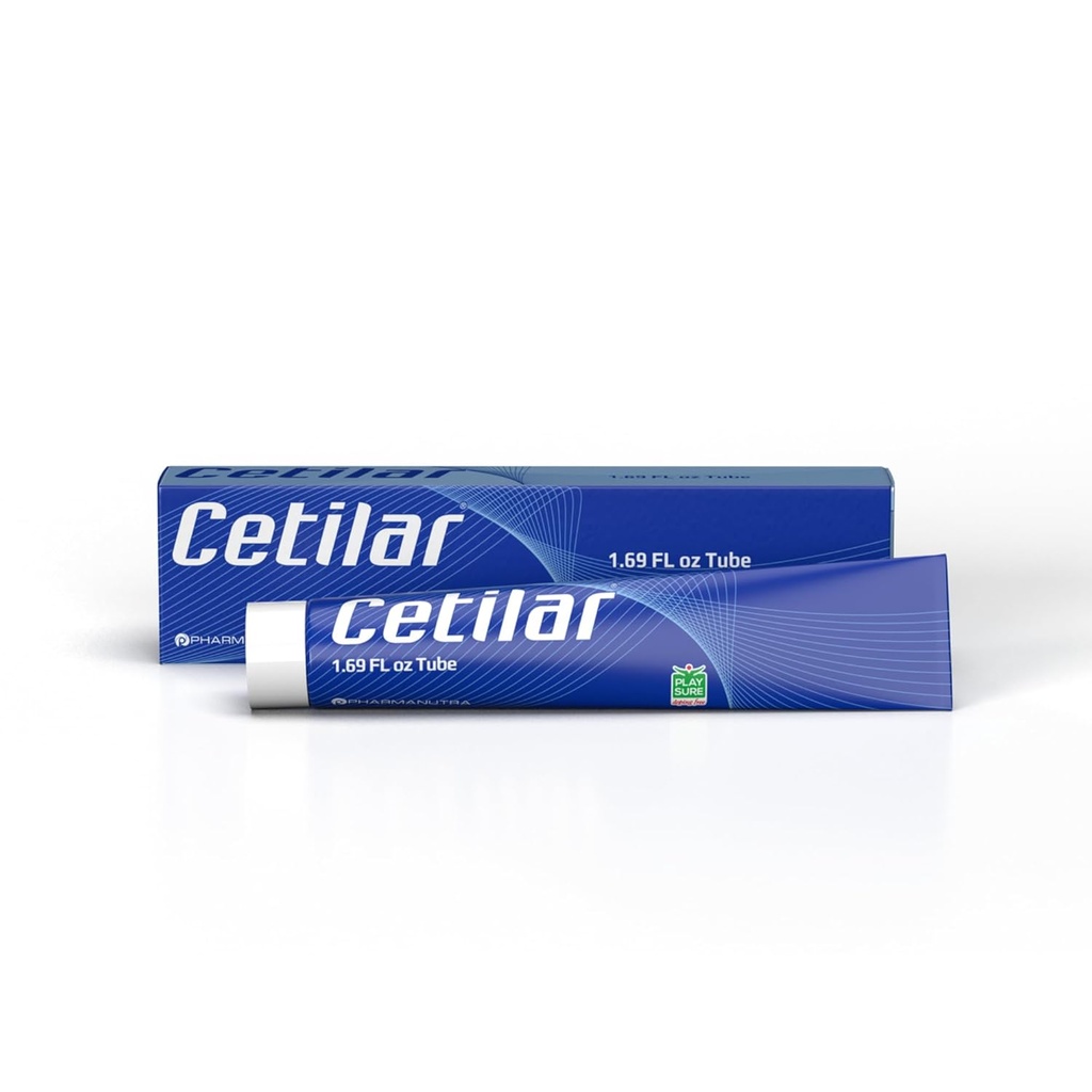 SpA Cetilar Cream med Patented Cetylated Fatty Acids för Joint & Muscle Pain Relief, Sprains & Sports Recoveries - Fast-Absorbing, Non-Greasy Formel - Perfekt för idrottare