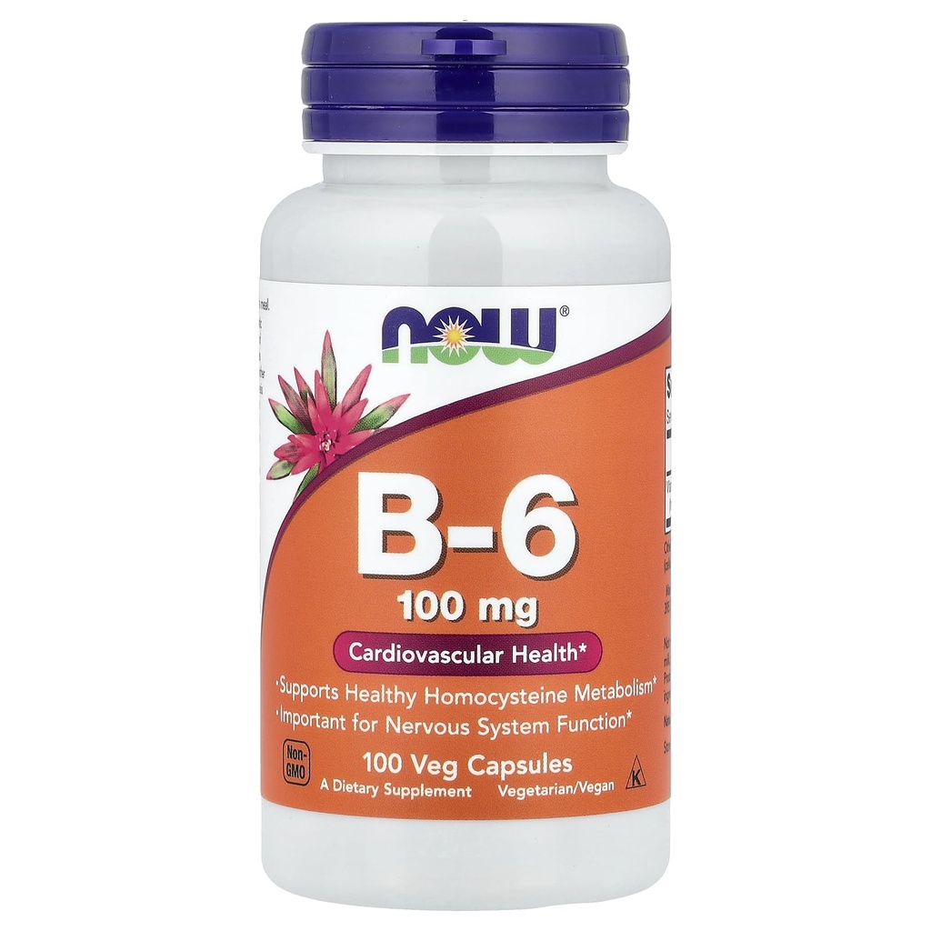 Nu livsmedel B-6 100mg 100 kapslar