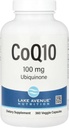 Lake Avenue CoQ10 Nutrition - Ubiquinone Supplement - främjar antioxidantaktivitet - Glutenfri, icke-GMO - 100 mg - 360 Veggie kapslar