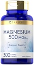 Carlyle Magnesium 500mg | 300 Coated Caplets | Vegetarisk, icke-GMO och Gluten fri tillägg