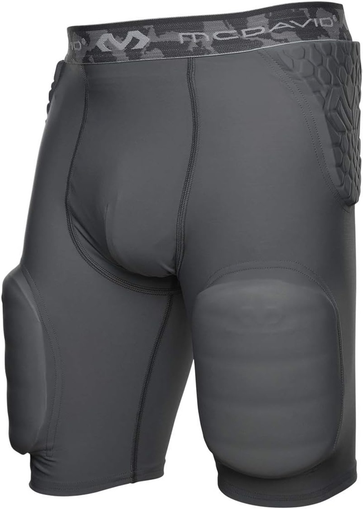 McDavid Hex Rival 5 vadderade fotbollsbyxor, integrerade vadderade fotbollsbyxor, vuxen