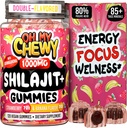 Rena Himalayan Shilajit Gummies - High Potency Gold Grade Resin - Energy Boost och Immune Support för män och kvinnor med Ashwagandha och Shatavari - 120 Gummy - Strawberry & Banana