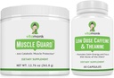 VitaMonk Muscle Guard & Low Dose Caffeine Bundle, HMB, EAAs, Vitamin D, Magnesium för muskeltillväxt och koffein med L-Theanine, Smooth Energy Boost, Supplements for Men & Women, Muscle & Focus Support