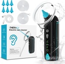 ITHERAU Wash Ear Cleaner Water Powered Ear Cleaner Electric Ear Cleaning Kit med 4 trycklägen Safe & Effektiv öronbevattning Flushing Kit med 6 Spray Nozzle