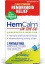 Boiron HemCalm på Go Travel Essential för Hemorrhoid Relief of Pain, Itching, Swelling eller Discomfort - 2 Count (160 Pellets)