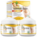 2PCS VOGSIG Ginger Slimming Cream - Anti Cellulite, Fat Burning, Tightening & Moisturizing, 1oz varje