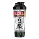 VELOMIX Electric Protein Shaker Bottle - 24 oz | USB-C Rechargeable | Leak Proof Shaker Cups för Protein Shakes | Portable Blender för Shakes och Smoothies (Electric-Transparent)