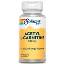 SOLARAY Acetyl L-Carnitine 500 mg | Hälsosam cellulär energi, minne, humör och kardiovaskulärt stöd | 30 VegCaps
