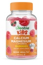Livliga barn Calcium Magnesium och vitamin D Gummies | Great Tasting Kids Calcium Gummies | för tand och benhälsa | Benstyrka kosttillskott för barn | 90 Gummies