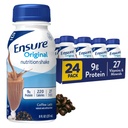 Säkerställ Original Coffee Latte Nutrition Shake | Small Meal Replacement Shake | Redo att dricka | 9g Protein, 27 Vitaminer och mineraler | 8 fl oz - 24 Pack