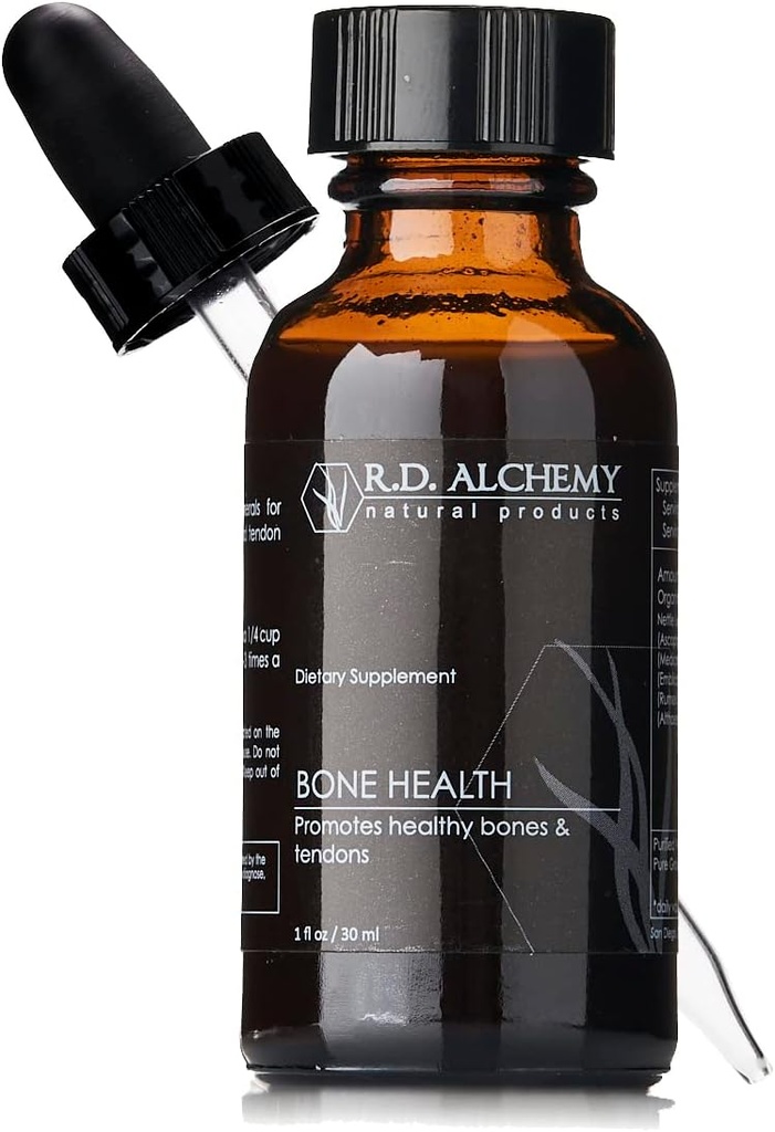 RD Alchemy - 100% Natural & Organic Bone Health Extract - Främjar hälsosamma ben och Tendons - Hastighetsläkning växtbaserade mineraler och vitaminer för frakturer och skador