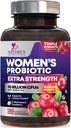 Probiotika för kvinnor Digestive Health Support - 90 miljarder CFU Women's Probiotic, 16 Strains, Cranberry, Vaginal Probiotic med prebiotika, PH, Immune, Urinary och Feminine Health Support, 120 kapslar
