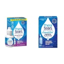 TheraTears Dry Eye Therapy Lubricating Eye Drops för torra ögon, 1 fl oz Bottle Twin Pack, (2 x 30mL Bottles) & Liquid Gel Nighttime Lubricating Eye Drops för torra ögon, Single-Use Vials, 30 Count