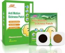 Motion Sickness Patches för Cruise Car, 40 greve Waterproof Non Drowsy Travel Essentials Motion Sickness Patche för vuxna och barn