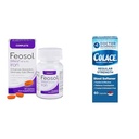 Feosol komplett järntillskott 30 greve och Colace Stool Softener 60 greve Bundle
