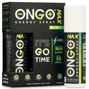 OnGo Energy - Naturlig koffein (1500mg) Instant Energy Oral Spray | Vegan, socker och glutenfri | B3, B6, B12 vitamin spray | Fokus och minne | Studie, arbete och mycket mer | Mint smak | 15 portioner