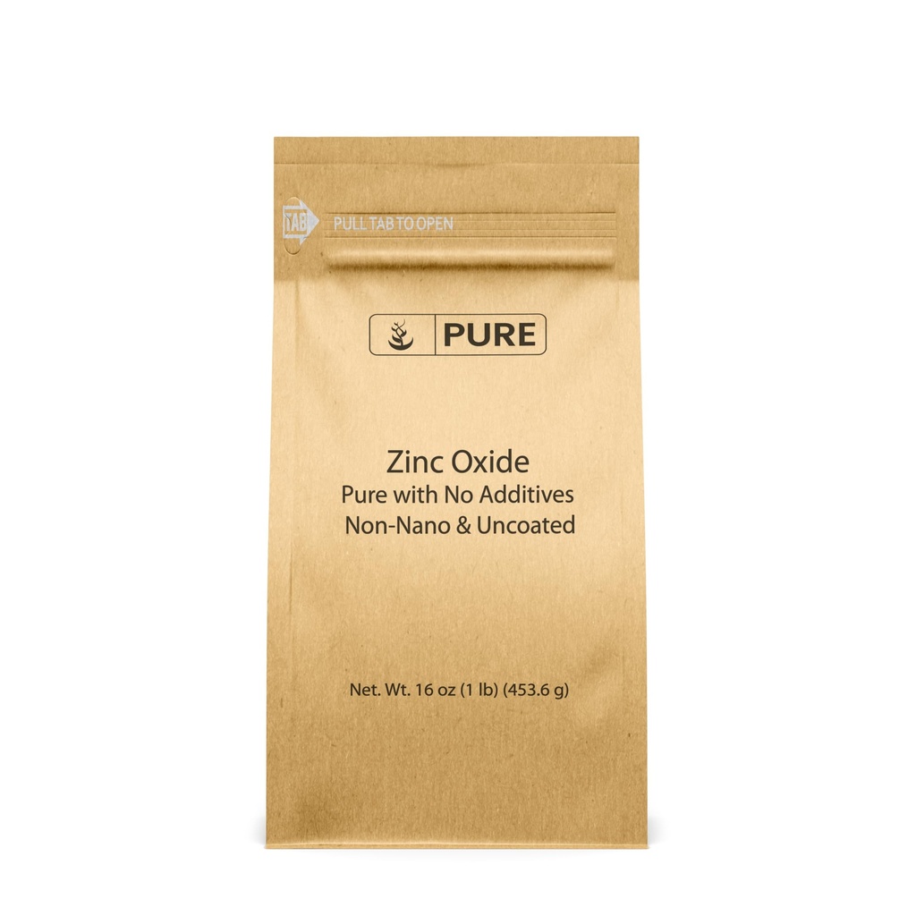 Rena ursprungliga ingredienser Zink Oxide, miljövänlig förpackning, icke-Nano (1 pund)