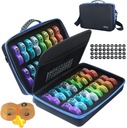 Månatlig Pill Organizer Box 2 gånger om dagen, Månatlig Pill Box AM PM med 32 Daily Pocket Case, Traval Pill Box med Portable Hard Case, Extra Large Medicine Box Holds Vitamin, Cod Liver Oil & Supplement